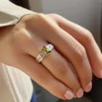 Radiant Prism Ring – Peridot - Image 3