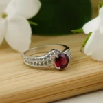 Eternal Grace Ring – Garnet - Image 4