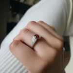 Eternal Grace Ring – Garnet - Image 5