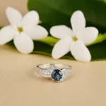 Eternal Grace Ring – London Blue Topaz - Image 2