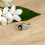 Eternal Grace Ring – London Blue Topaz - Image 4