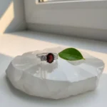 Trinity Glow Ring – Garnet - Image 3