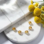 Serenity Bar Necklace – Citrine - Image 2