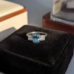 Trinity Glow Ring – Blue Topaz - Image 4