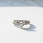 Eternal Heart Ring – White Topaz - Image 2
