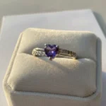 Eternal Heart Ring – Amethyst - Image 2